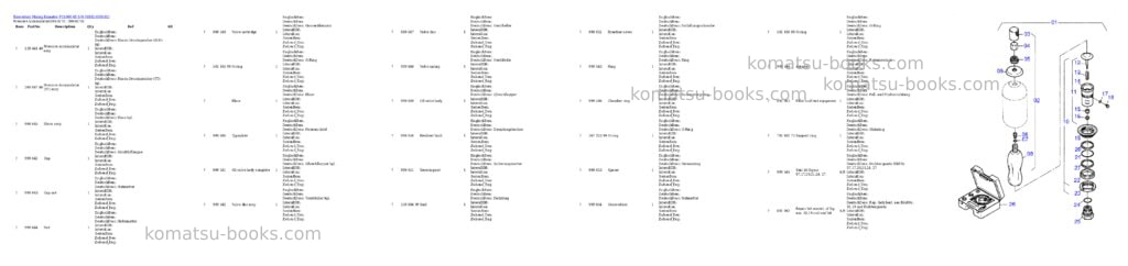 Komatsu PC4000-6E S/N 08192 Parts catalog cover Page 3 Komatsu PC4000-6E S/N 08192 Parts catalog cover Page 3