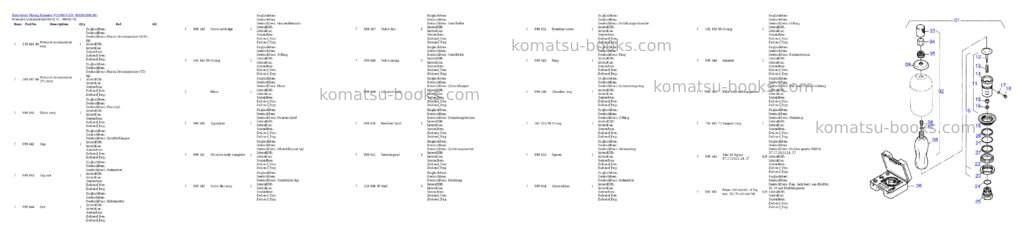 Komatsu pc4000-6 s/n 08188 Parts catalog cover Page 5 Komatsu pc4000-6 s/n 08188 Parts catalog cover Page 5