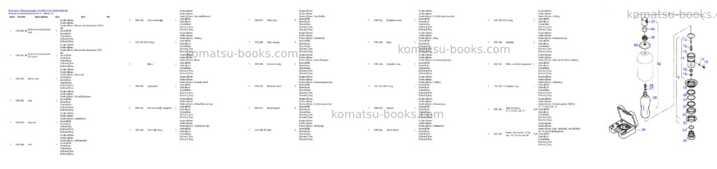 Komatsu pc4000-6 s/n 08190 Parts catalog cover Page 5