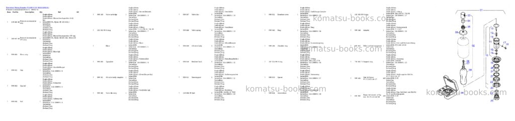 Komatsu pc4000-6 s/n 08193 Parts catalog cover Page 5
