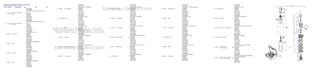 Komatsu pc4000-6e s/n 08194 Parts catalog cover Page 3 Komatsu pc4000-6e s/n 08194 Parts catalog cover Page 3