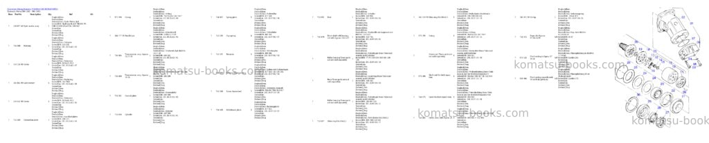 Komatsu pc4000-6 s/n 08195 Parts catalog cover Page 10 Komatsu pc4000-6 s/n 08195 Parts catalog cover Page 10