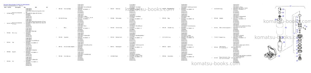 Komatsu pc4000-6 s/n 08196 Parts catalog cover Page 5 Komatsu pc4000-6 s/n 08196 Parts catalog cover Page 5