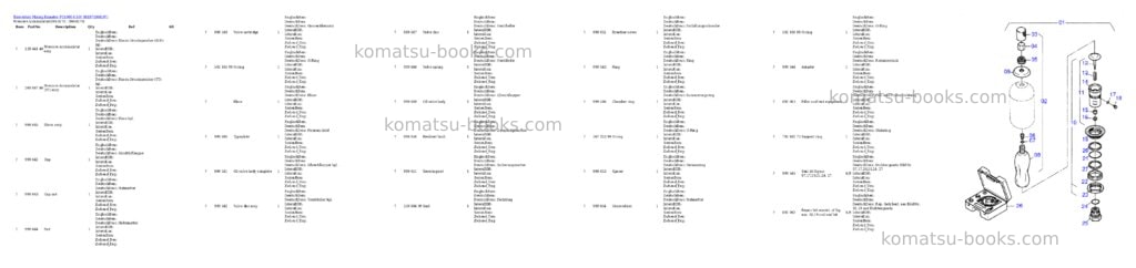 Komatsu pc4000-6 s/n 08197 Parts catalog cover Page 5 Komatsu pc4000-6 s/n 08197 Parts catalog cover Page 5
