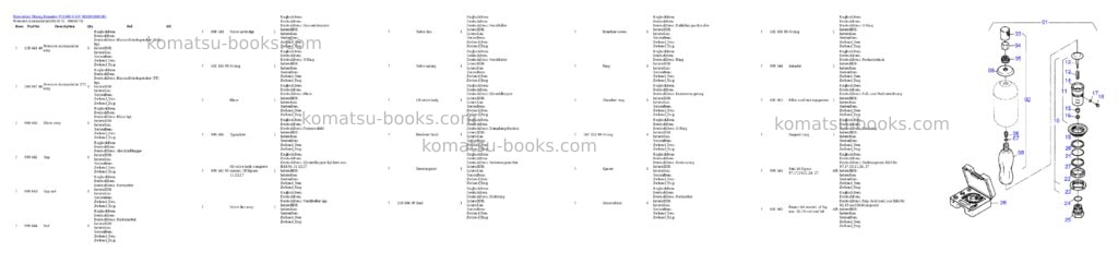 Komatsu pc4000-6 s/n 08199 Parts catalog cover Page 5 Komatsu pc4000-6 s/n 08199 Parts catalog cover Page 5