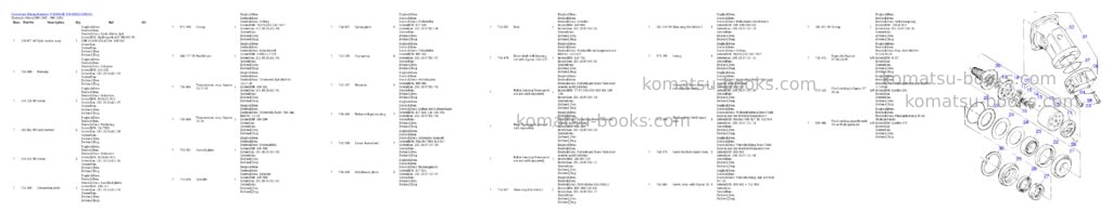 Komatsu pc4000-6e s/n 08202 Parts catalog cover Page 9 Komatsu pc4000-6e s/n 08202 Parts catalog cover Page 9