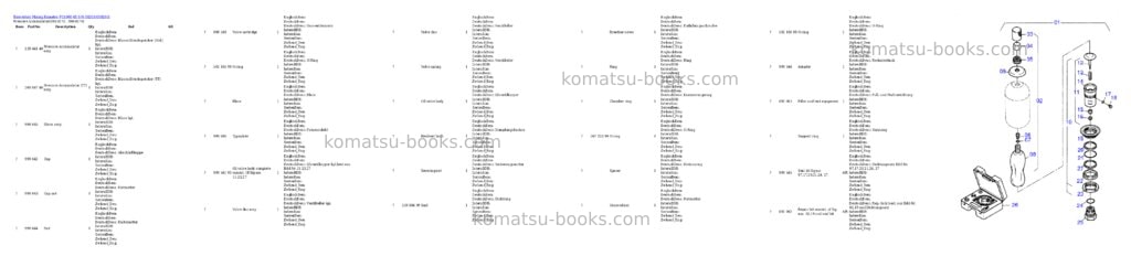 Komatsu pc4000-6e s/n 08203 Parts catalog cover Page 3 Komatsu pc4000-6e s/n 08203 Parts catalog cover Page 3