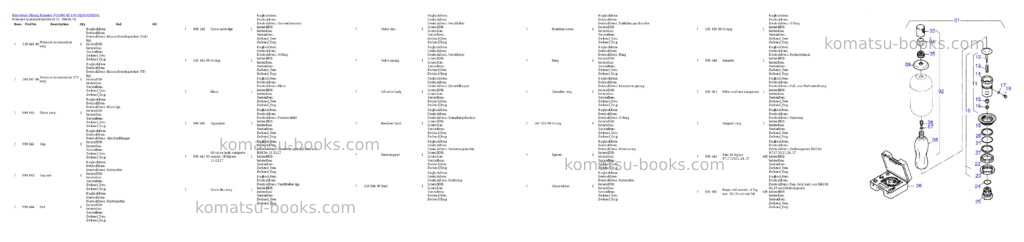 Komatsu pc4000-6e s/n 08204 Parts catalog cover Page 3 Komatsu pc4000-6e s/n 08204 Parts catalog cover Page 3