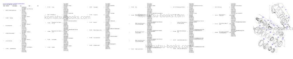 Komatsu pc4000-6e s/n 08204 Parts catalog cover Page 9 Komatsu pc4000-6e s/n 08204 Parts catalog cover Page 9