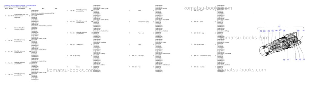 Komatsu pc4000-6e s/n 08206 Parts catalog cover Komatsu pc4000-6e s/n 08206 Parts catalog cover