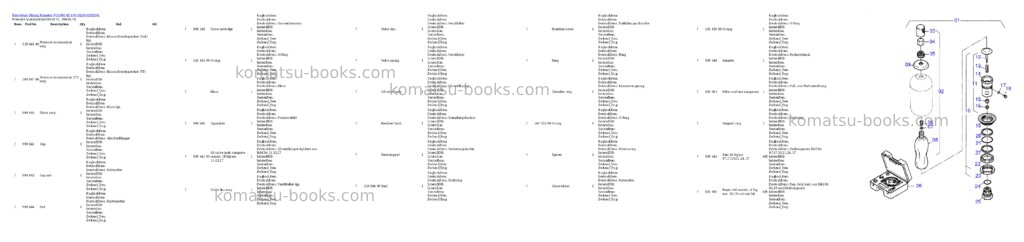 Komatsu pc4000-6e s/n 08206 Parts catalog cover Page 3 Komatsu pc4000-6e s/n 08206 Parts catalog cover Page 3