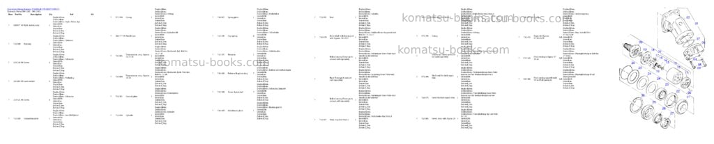 Komatsu pc4000-6e s/n 08207 Parts catalog cover Page 3 Komatsu pc4000-6e s/n 08207 Parts catalog cover Page 3