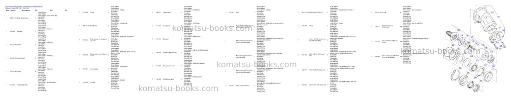 Komatsu pc4000-6e s/n 08208 Parts catalog cover Page 9 Komatsu pc4000-6e s/n 08208 Parts catalog cover Page 9