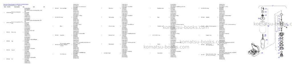Komatsu pc4000-6e s/n 08209 Parts catalog cover Page 3 Komatsu pc4000-6e s/n 08209 Parts catalog cover Page 3