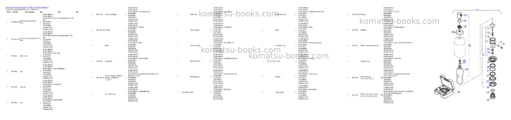 Komatsu pc4000-6 s/n 08210 Parts catalog cover Page 5