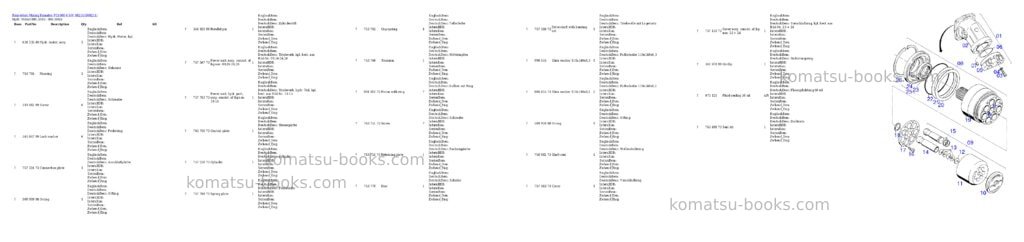 Komatsu pc4000-6 s/n 08211 Parts catalog cover Page 10