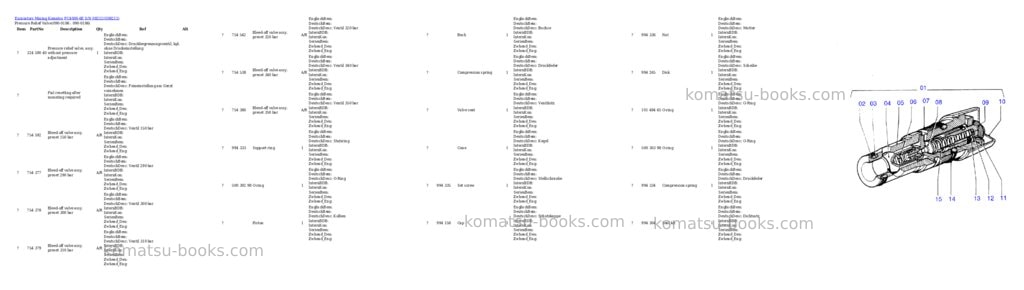 Komatsu pc4000-6e s/n 08212 Parts catalog cover Komatsu pc4000-6e s/n 08212 Parts catalog cover
