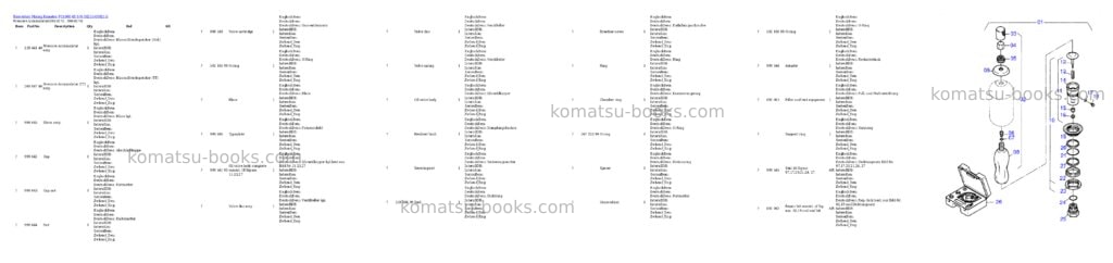 Komatsu pc4000-6e s/n 08215 Parts catalog cover Page 3 Komatsu pc4000-6e s/n 08215 Parts catalog cover Page 3