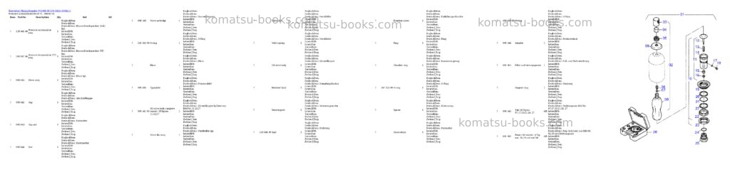 Komatsu pc4000-6e s/n 08221 Parts catalog cover Page 3 Komatsu pc4000-6e s/n 08221 Parts catalog cover Page 3