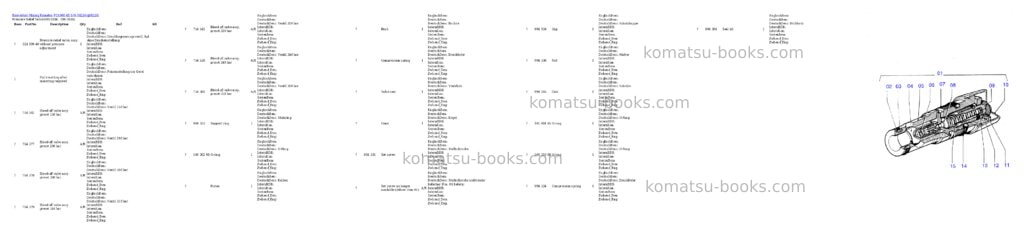 Komatsu pc4000-6e s/n 08226 Parts catalog cover Komatsu pc4000-6e s/n 08226 Parts catalog cover