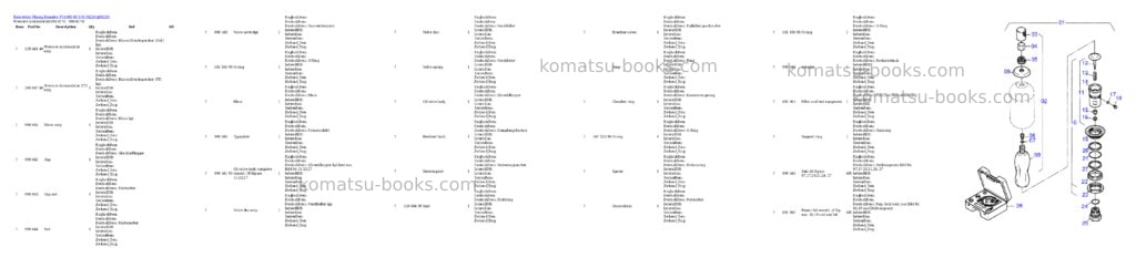 Komatsu pc4000-6e s/n 08226 Parts catalog cover Page 3 Komatsu pc4000-6e s/n 08226 Parts catalog cover Page 3