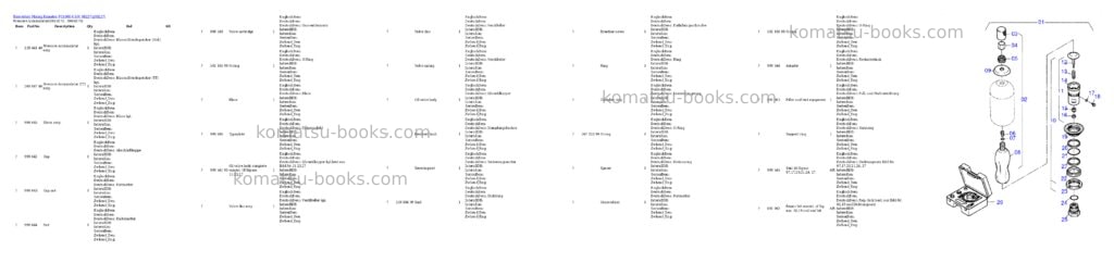 Komatsu pc4000-6 s/n 08227 Parts catalog cover Page 5