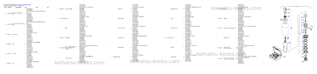 Komatsu pc4000-6e s/n 08228 Parts catalog cover Page 3 Komatsu pc4000-6e s/n 08228 Parts catalog cover Page 3