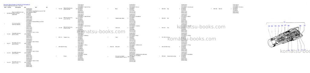 Komatsu pc4000-6e s/n 08230 Parts catalog cover Komatsu pc4000-6e s/n 08230 Parts catalog cover