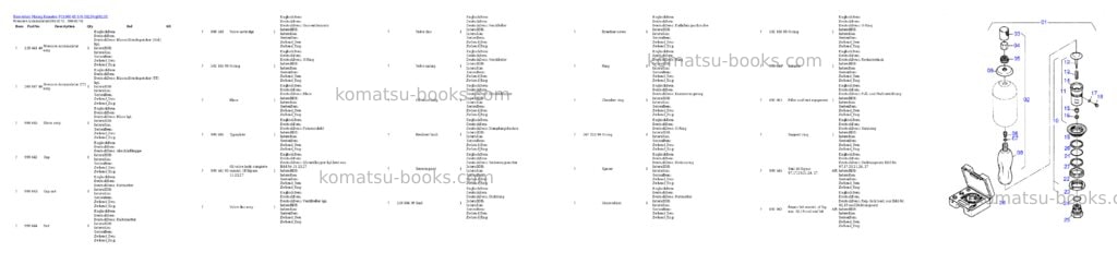 Komatsu pc4000-6e s/n 08230 Parts catalog cover Page 3 Komatsu pc4000-6e s/n 08230 Parts catalog cover Page 3