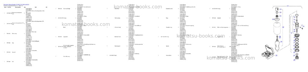 Komatsu pc4000-6 s/n 08232 Parts catalog cover Page 5