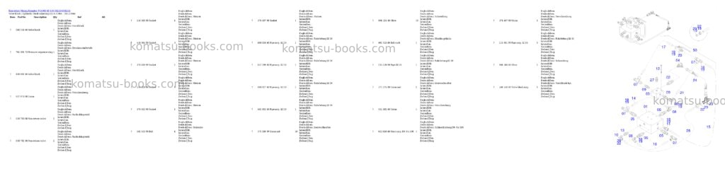 Komatsu pc4000-6e s/n 08233 Parts catalog cover Page 10 Komatsu pc4000-6e s/n 08233 Parts catalog cover Page 10