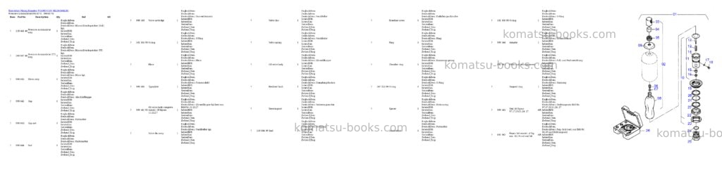 Komatsu pc4000-6 s/n 08239 Parts catalog cover Page 4 Komatsu pc4000-6 s/n 08239 Parts catalog cover Page 4