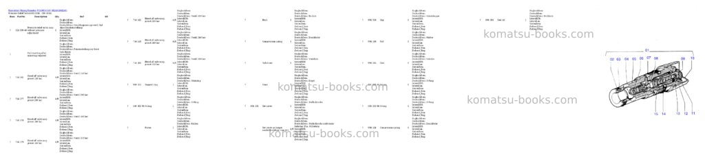 Komatsu pc4000-6 s/n 08240 Parts catalog cover Komatsu pc4000-6 s/n 08240 Parts catalog cover