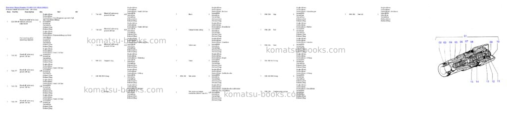 Komatsu pc4000-6 s/n 08241 Parts catalog cover Komatsu pc4000-6 s/n 08241 Parts catalog cover
