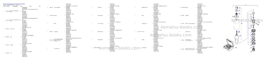 Komatsu pc4000-6 s/n 08241 Parts catalog cover Page 3 Komatsu pc4000-6 s/n 08241 Parts catalog cover Page 3