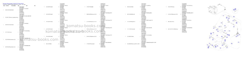 Komatsu pc4000-6e s/n 08244 Parts catalog cover Page 10 Komatsu pc4000-6e s/n 08244 Parts catalog cover Page 10