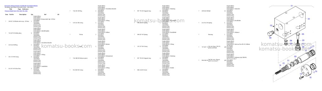 Komatsu pc4000-6e s/n 08244 Parts catalog cover Page 4 Komatsu pc4000-6e s/n 08244 Parts catalog cover Page 4