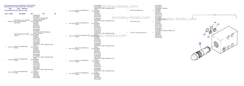 Komatsu pc4000-6e s/n 08247 Parts catalog cover Page 2 Komatsu pc4000-6e s/n 08247 Parts catalog cover Page 2