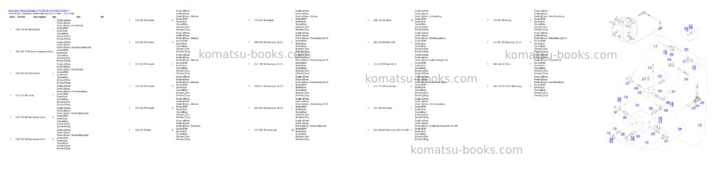 Komatsu pc4000-6e s/n 08247 Parts catalog cover Page 9 Komatsu pc4000-6e s/n 08247 Parts catalog cover Page 9