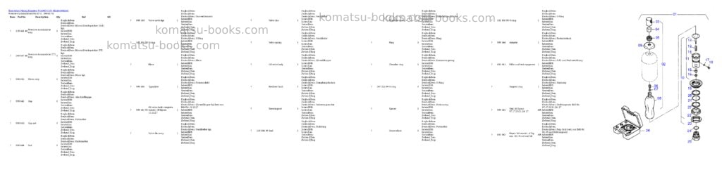 Komatsu pc4000-6 s/n 08248 Parts catalog cover Page 3 Komatsu pc4000-6 s/n 08248 Parts catalog cover Page 3
