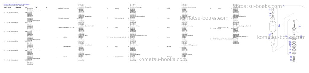 Komatsu pc4000-6 s/n 08252 Parts catalog cover Page 3 Komatsu pc4000-6 s/n 08252 Parts catalog cover Page 3