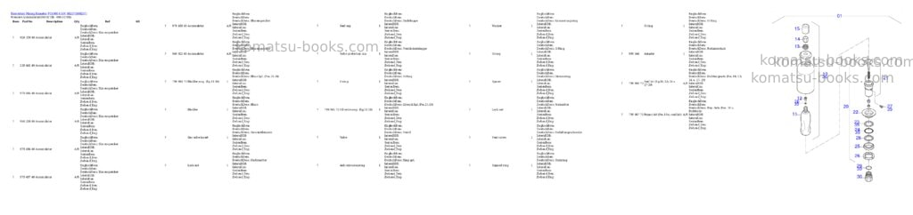 Komatsu pc4000-6 s/n 08257 Parts catalog cover Page 3 Komatsu pc4000-6 s/n 08257 Parts catalog cover Page 3