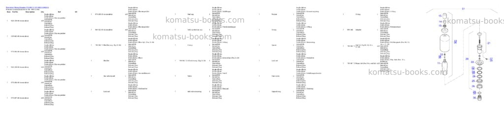 Komatsu PC4000-11 S/N 08261 Parts catalog cover Page 3 Komatsu PC4000-11 S/N 08261 Parts catalog cover Page 3