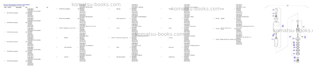 Komatsu PC4000-6 S/N 08266 Parts catalog cover Page 3 Komatsu PC4000-6 S/N 08266 Parts catalog cover Page 3