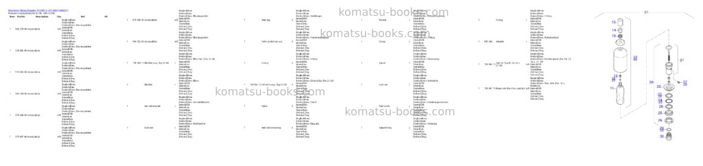 Komatsu PC4000-11 S/N 08267 Parts catalog cover Page 3 Komatsu PC4000-11 S/N 08267 Parts catalog cover Page 3