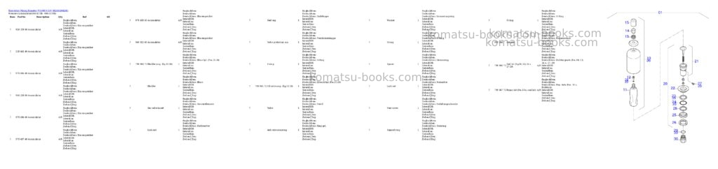 Komatsu PC4000-6 S/N 08268 Parts catalog cover Page 3