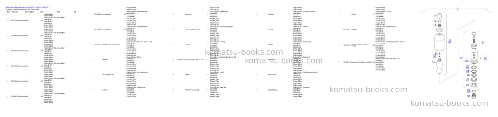 Komatsu PC4000-11 S/N 08271 Parts catalog cover Page 3 Komatsu PC4000-11 S/N 08271 Parts catalog cover Page 3
