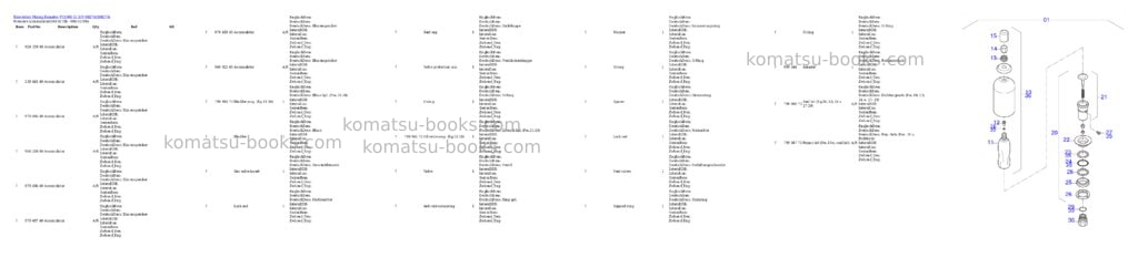 Komatsu PC4000-11 S/N 08274 Parts catalog cover Page 3 Komatsu PC4000-11 S/N 08274 Parts catalog cover Page 3