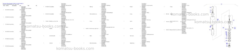Komatsu PC4000-11 S/N 08275 Parts catalog cover Page 3 Komatsu PC4000-11 S/N 08275 Parts catalog cover Page 3