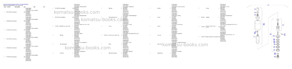 Komatsu PC4000-11 S/N 08276 Parts catalog cover Page 3 Komatsu PC4000-11 S/N 08276 Parts catalog cover Page 3